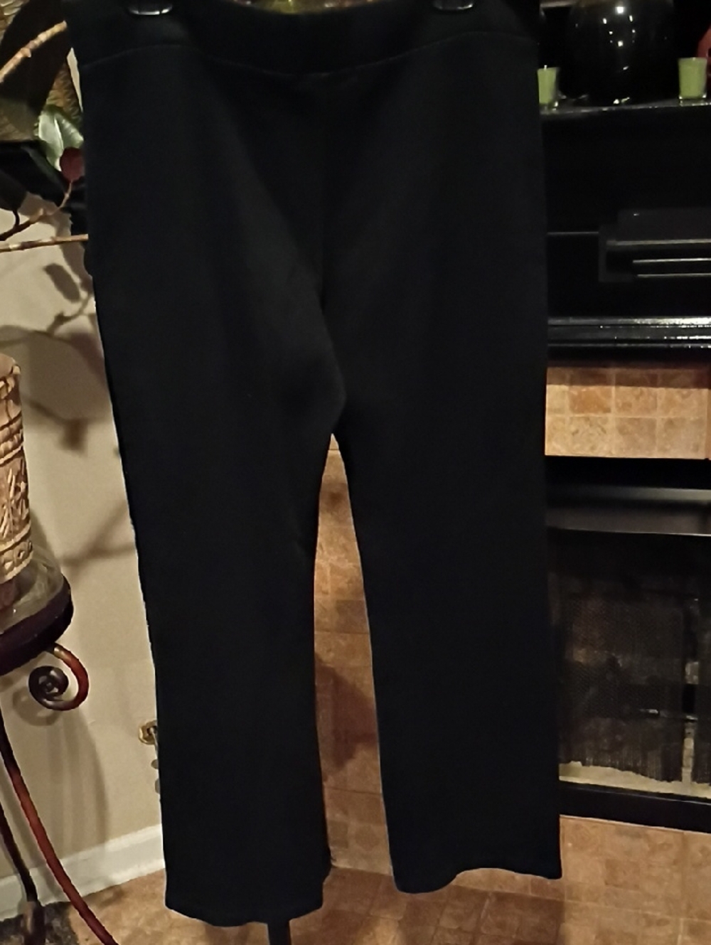 Lauren Ralph Lauren Black  Pants With Banded Waistline - Picture 7 of 7